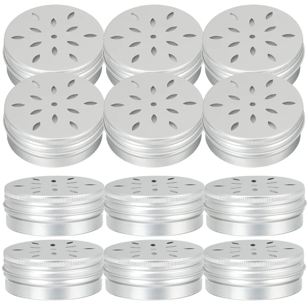 12pcs Dog Scent Training Box Aluminum Snuffle For Dogs Scent Training Container Odor Sniffing Game Mental Stimulation Tool For