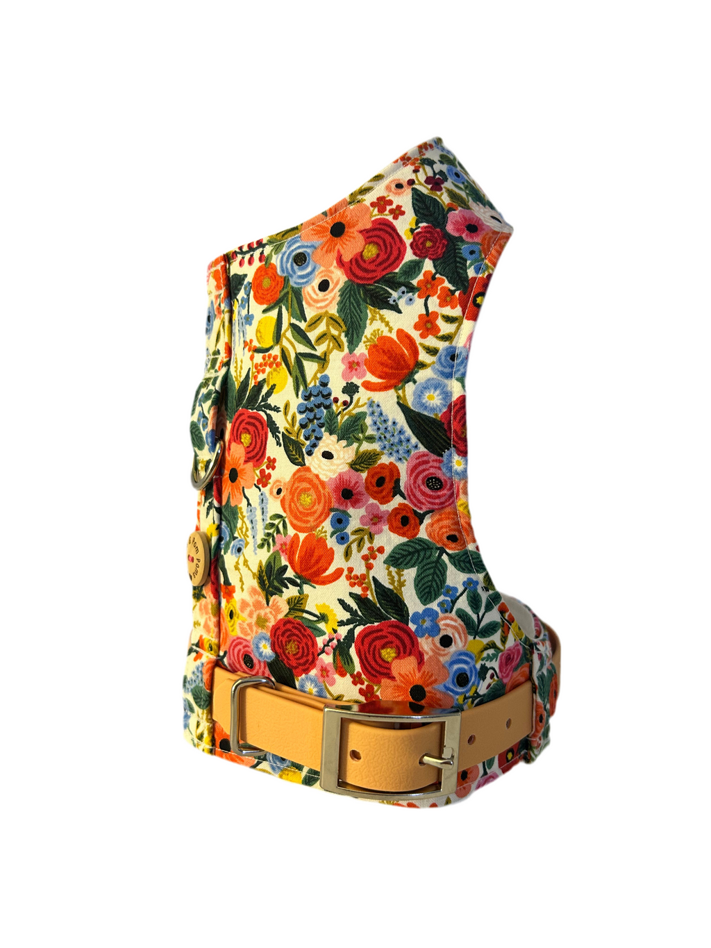 Handmade Vest Dog Harness - Garden Party