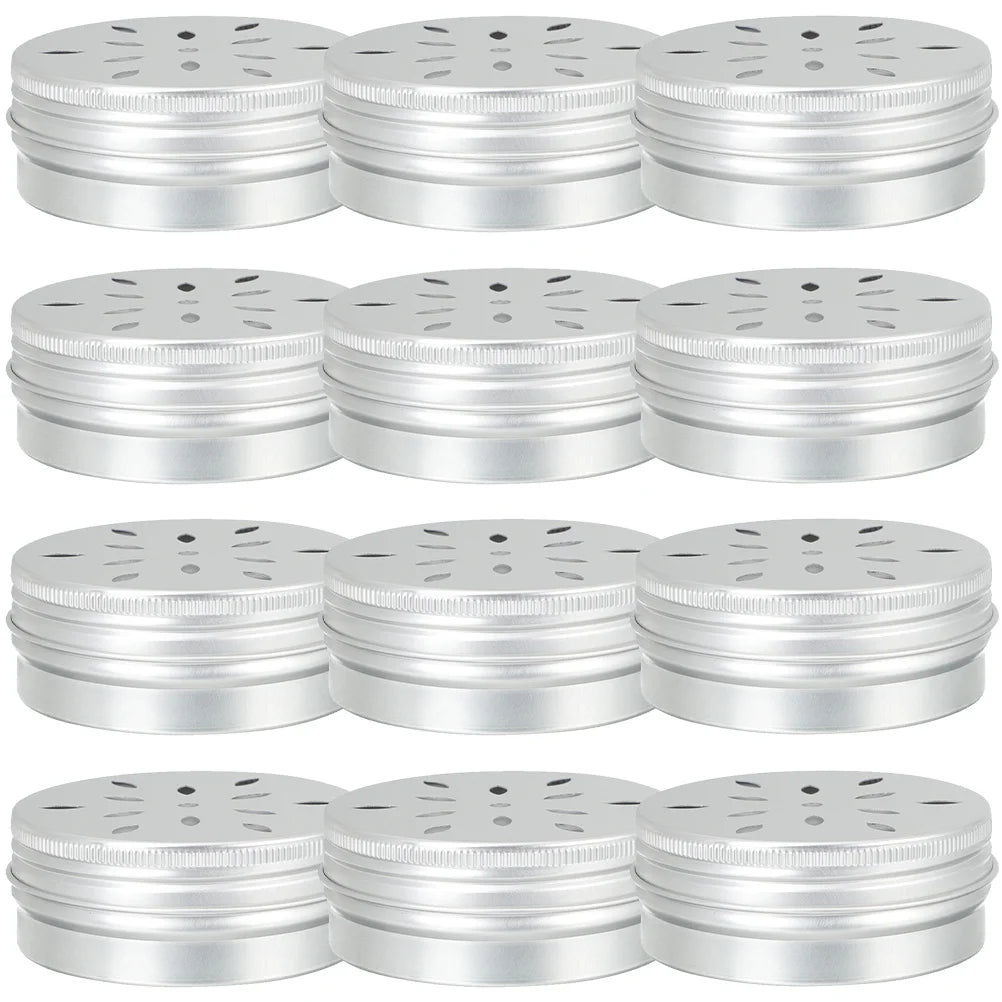 12pcs Dog Scent Training Box Aluminum Snuffle For Dogs Scent Training Container Odor Sniffing Game Mental Stimulation Tool For