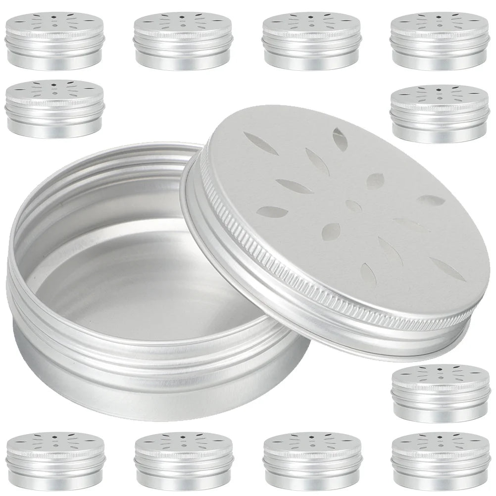 12pcs Dog Scent Training Box Aluminum Snuffle For Dogs Scent Training Container Odor Sniffing Game Mental Stimulation Tool For